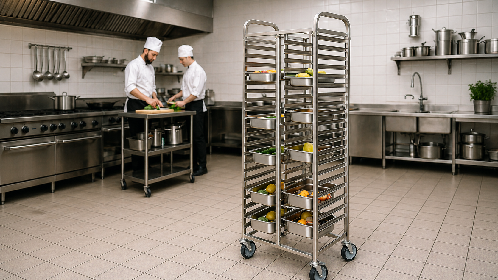 Ruedas para cocinas y hostelería