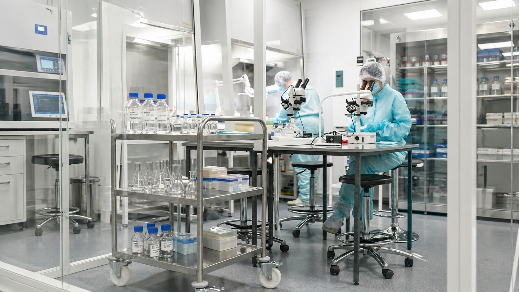 Ruedas para sanitario y químico-farmacéutico